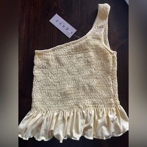 Gaze one shoulder crop top Size Small